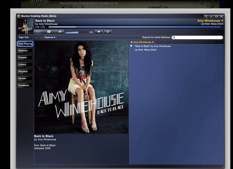 Illustration for article titled Slacker Desktop App Gives You More Control Over Your Tunes
